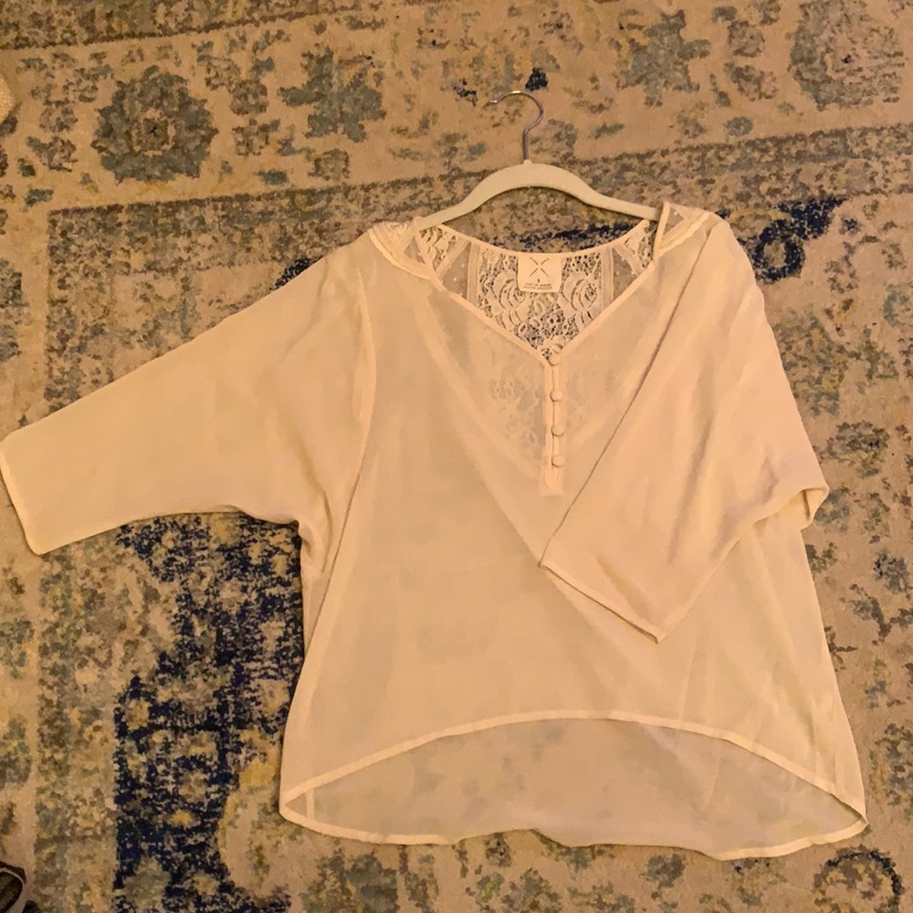 White Sheer Top